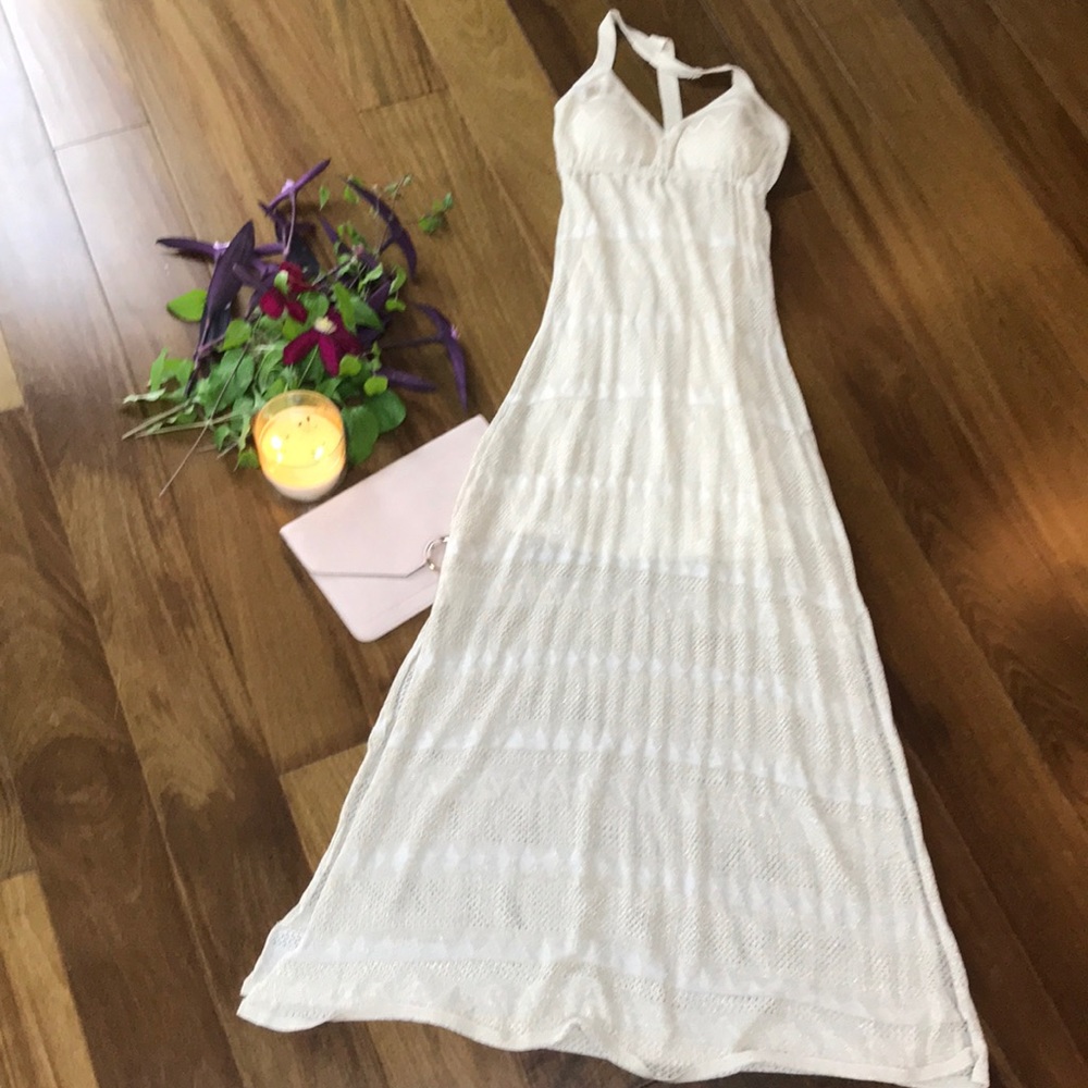 Gold Glimmer Maxi Dress